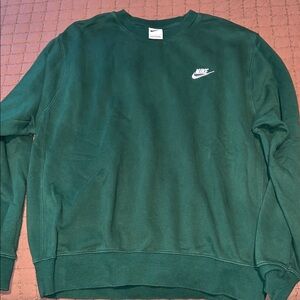 Nike Men's Forest Green Crewneck Sweater